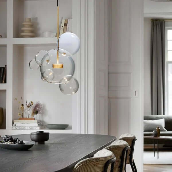 Modern Glass Sphere Pendant Light