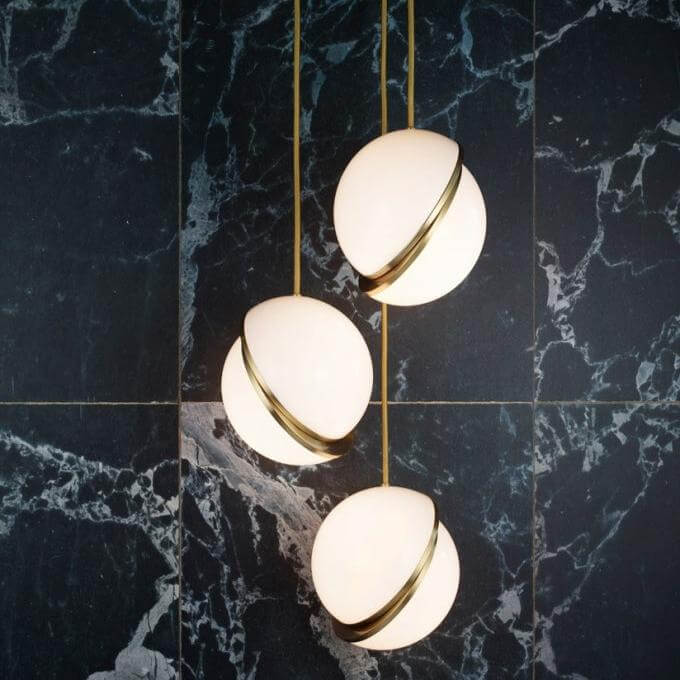 Modern Crescent Pendant Lamp
