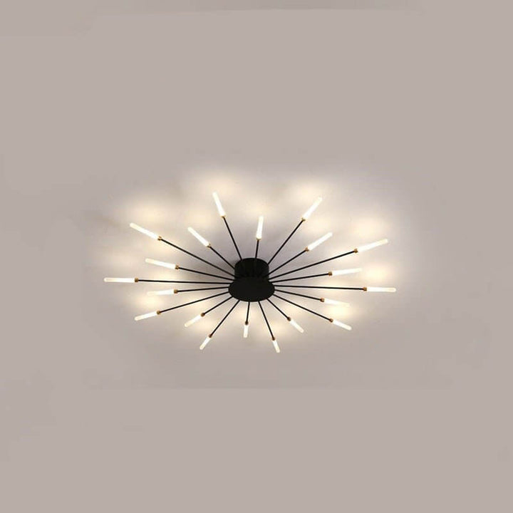 Modern Aluminum & Acrylic Chandelier
