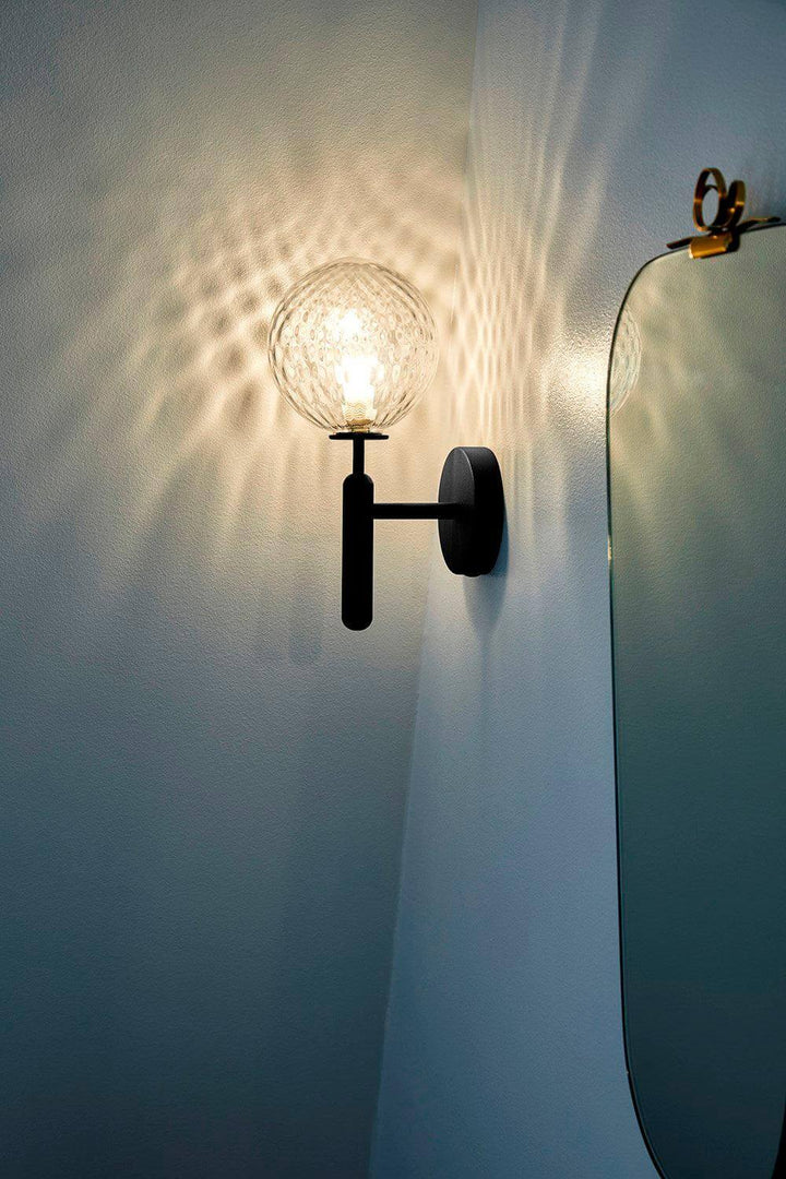 Modern Glass Wall Sconce - Elegant Lighting Fixture