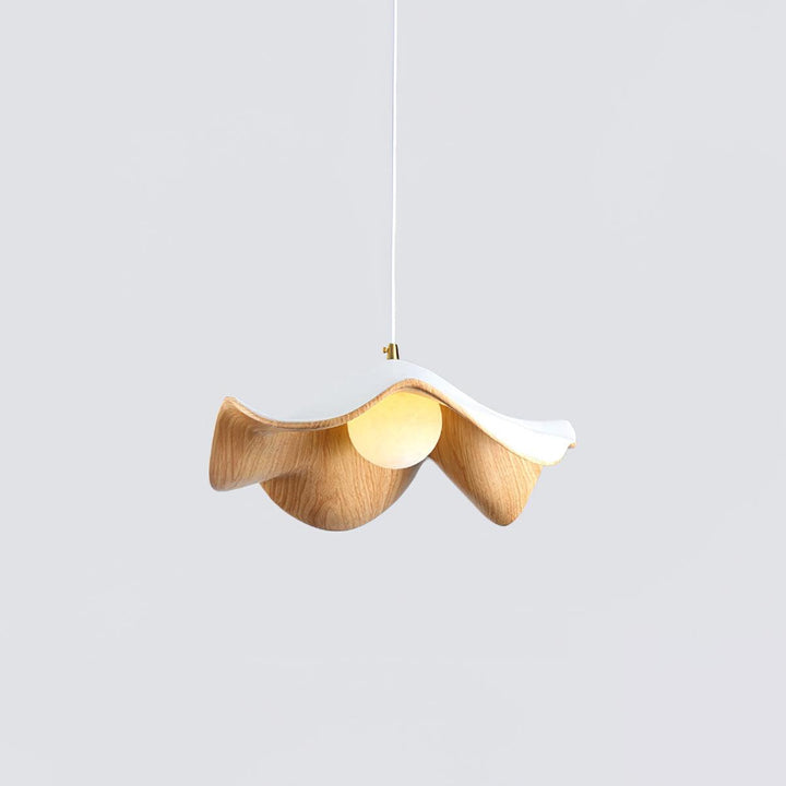 Decorative Resin Pendant Lamp with Leaf Design