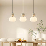 Beige & White Plastic Lampshade