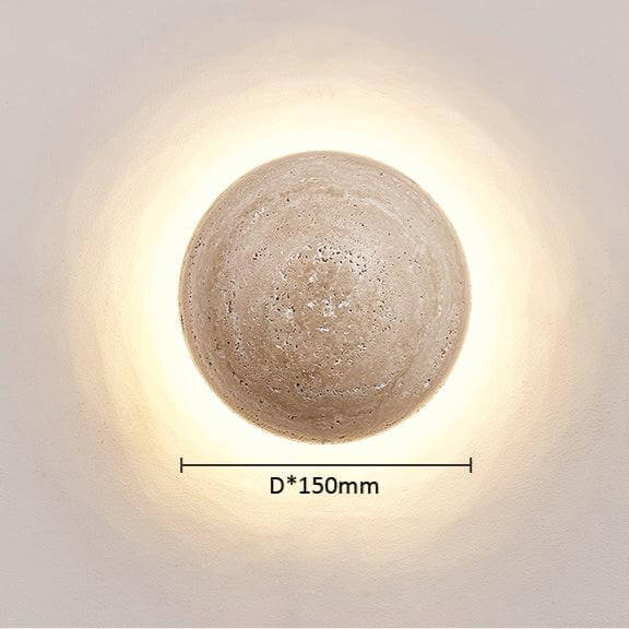 Nordic Cream Travertine Wall Lamp