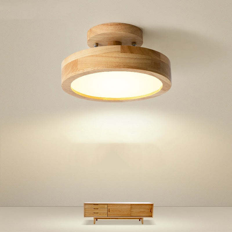 Modern Wooden LED Ceiling Light