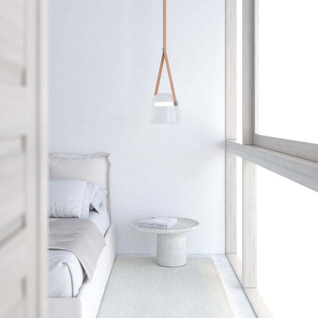Modern Pendant Lamp with Metal Accents
