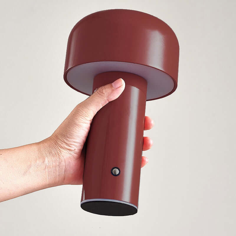 Cordless Mushroom Lamp with 3 Dimming Modes