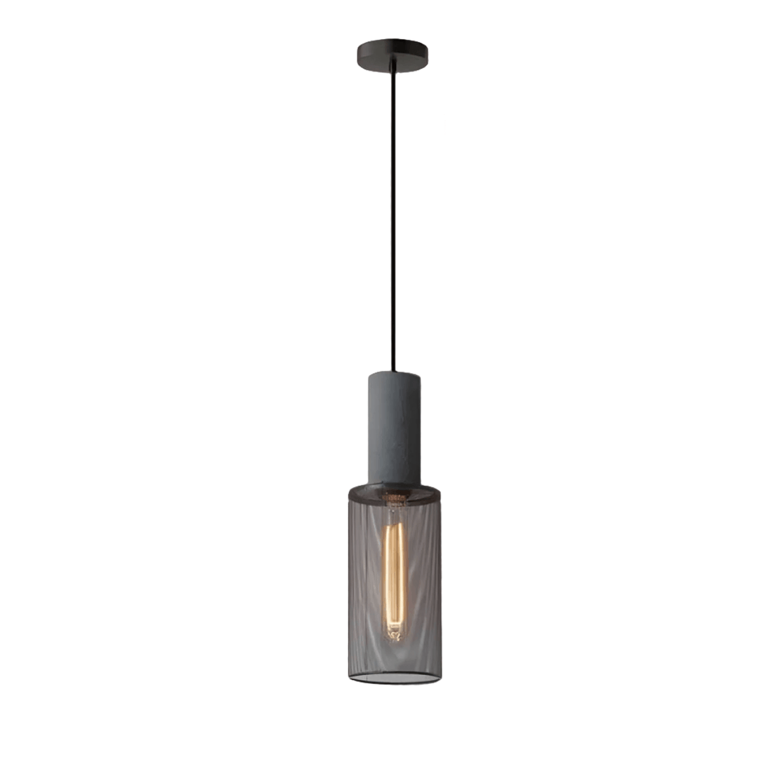 Industrial Pendant Light Concrete & Iron Ceiling Lamp