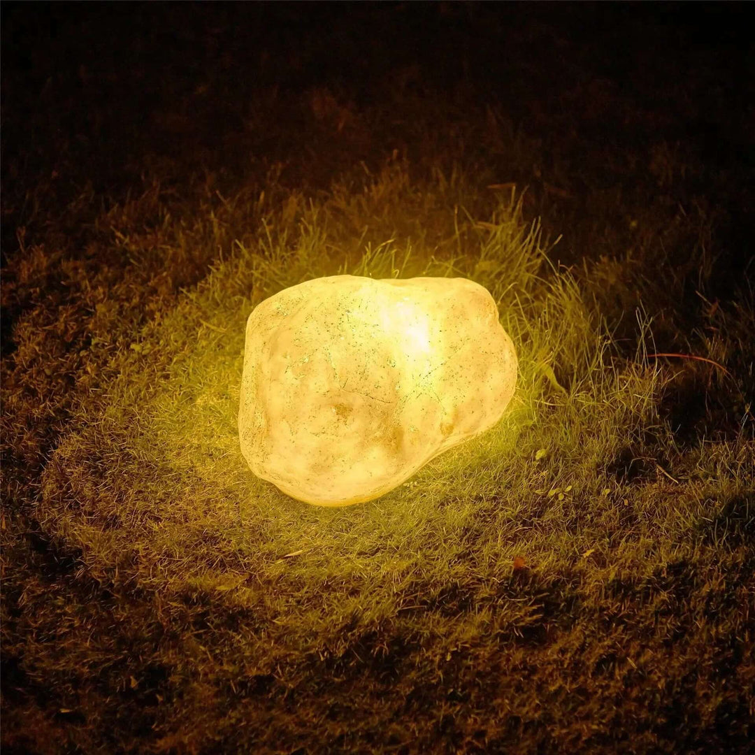 Stone Look Outdoor Lamp