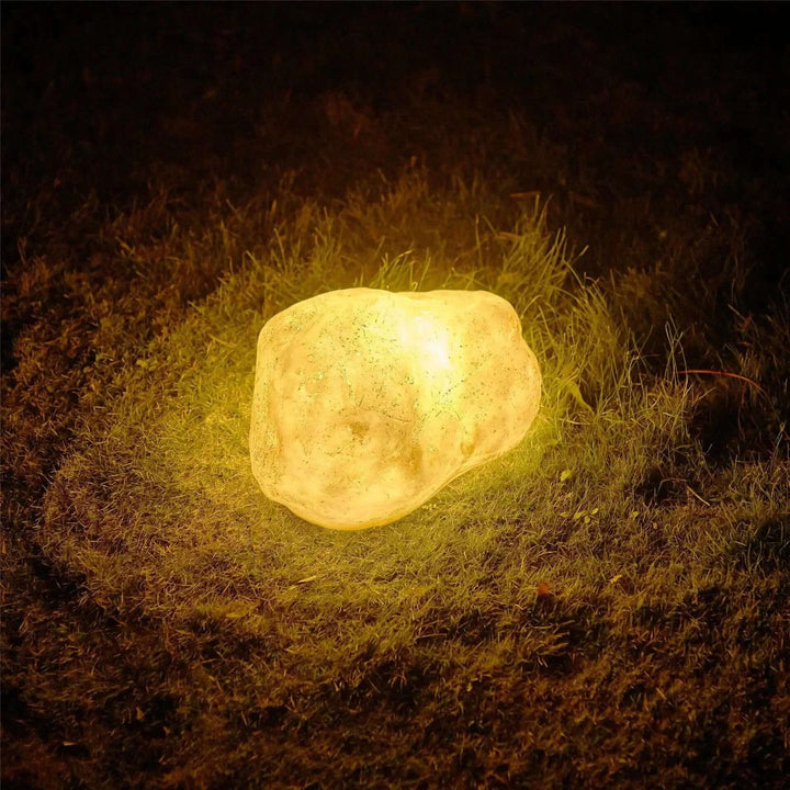 Stone Look Outdoor Lamp