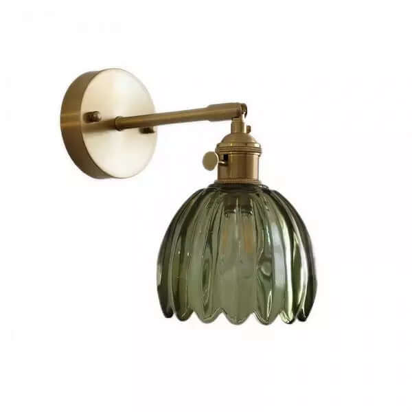 Tulip Flower Bud Glass Wall Lamp