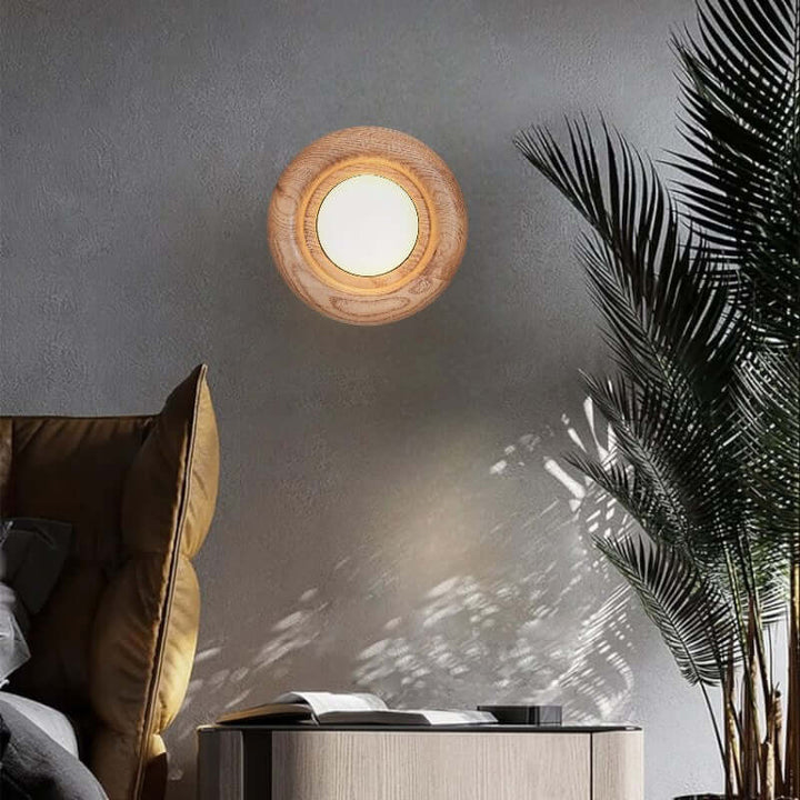 Modern Wood & Acrylic Wall Light