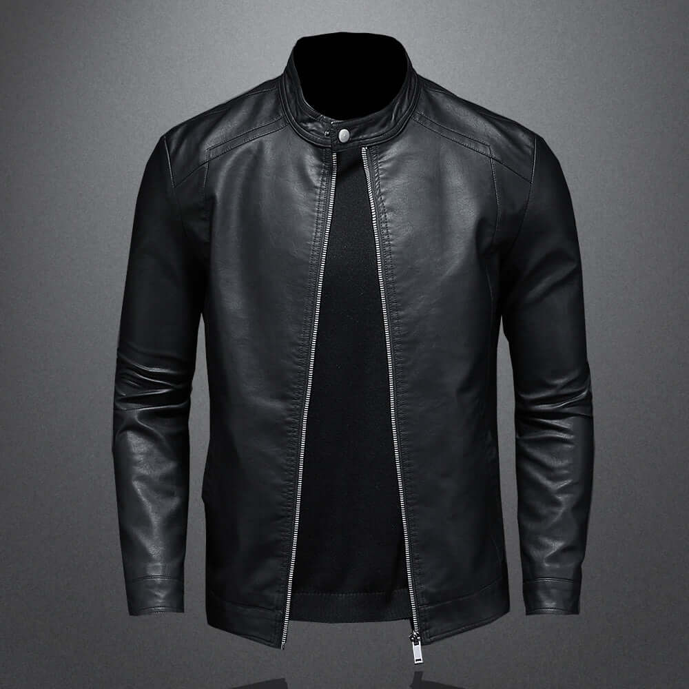 Classic Style Biker Jacket for Men
