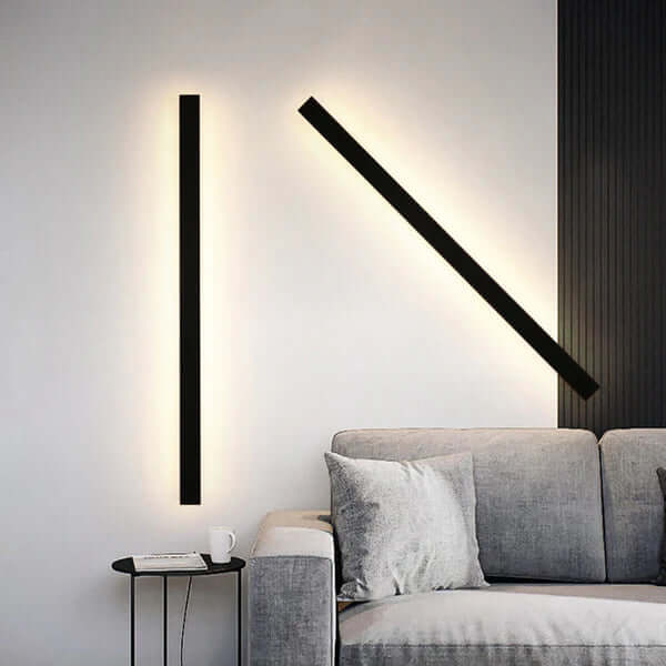 Modern LED Wall Light Fixture - Acrylic & Metal