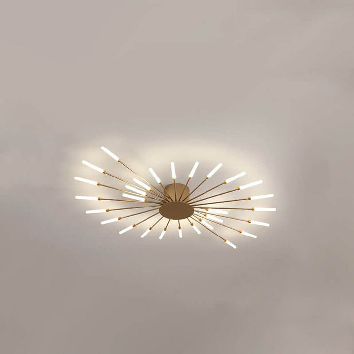 Modern Aluminum & Acrylic Chandelier