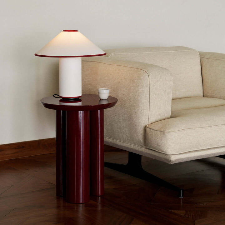 Elegant Metal & Fabric Table Lamp 32cm