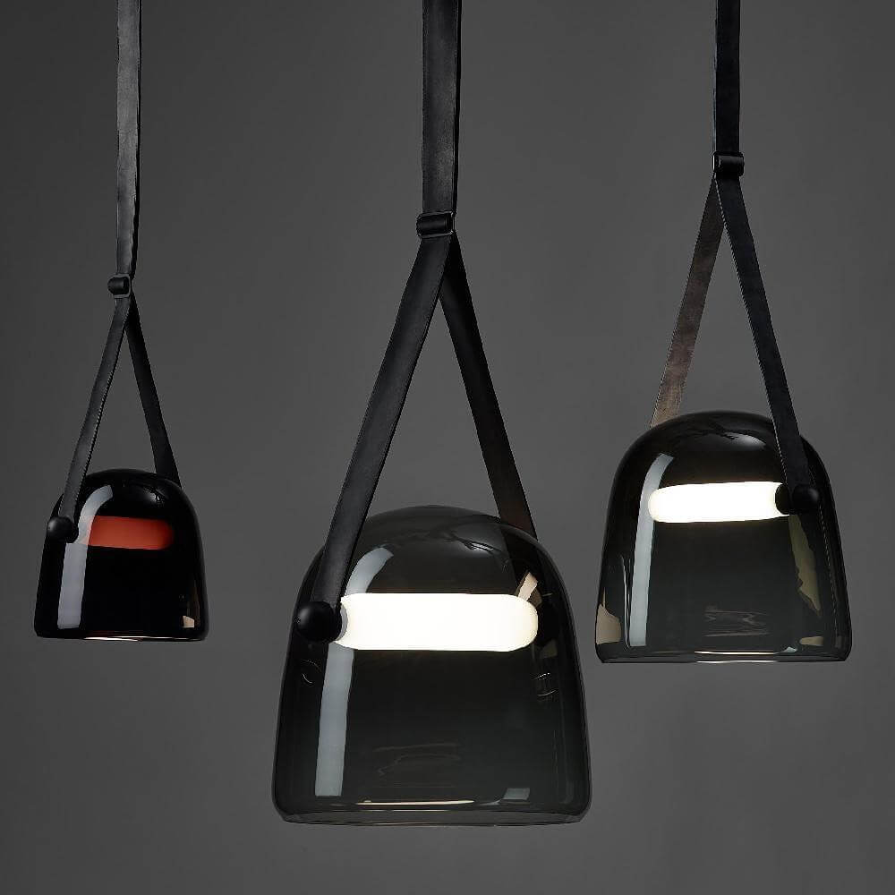 Modern Pendant Lamp with Metal Accents