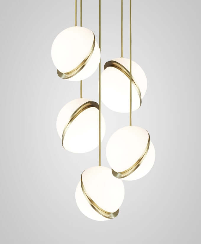 Modern Crescent Pendant Lamp