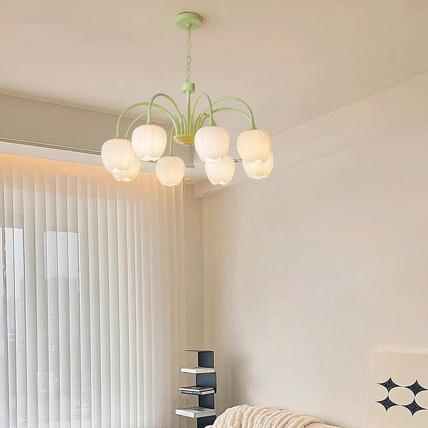 Tulip Matcha Chandelier