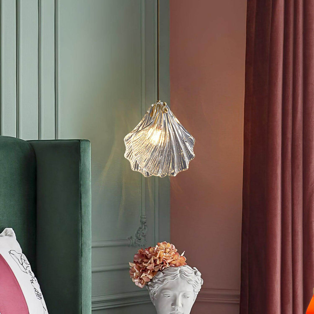 Seashell Glass Pendant Light