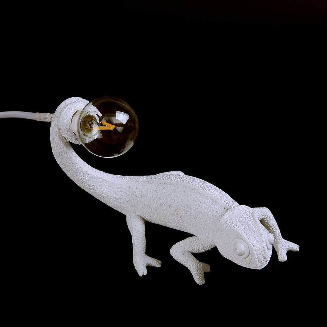 Resin Lizard Table Lamp, Unique Animal Decor