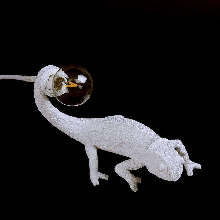 Resin Lizard Table Lamp, Unique Animal Decor