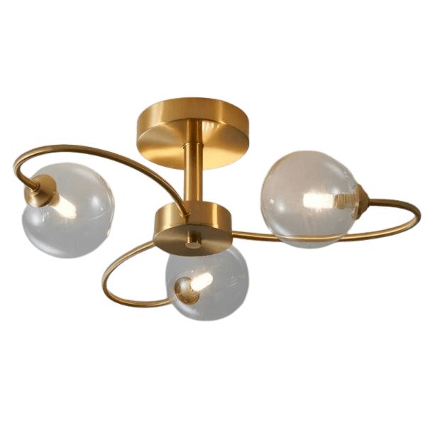 Modern Geometric Metal Ceiling Light Fixture