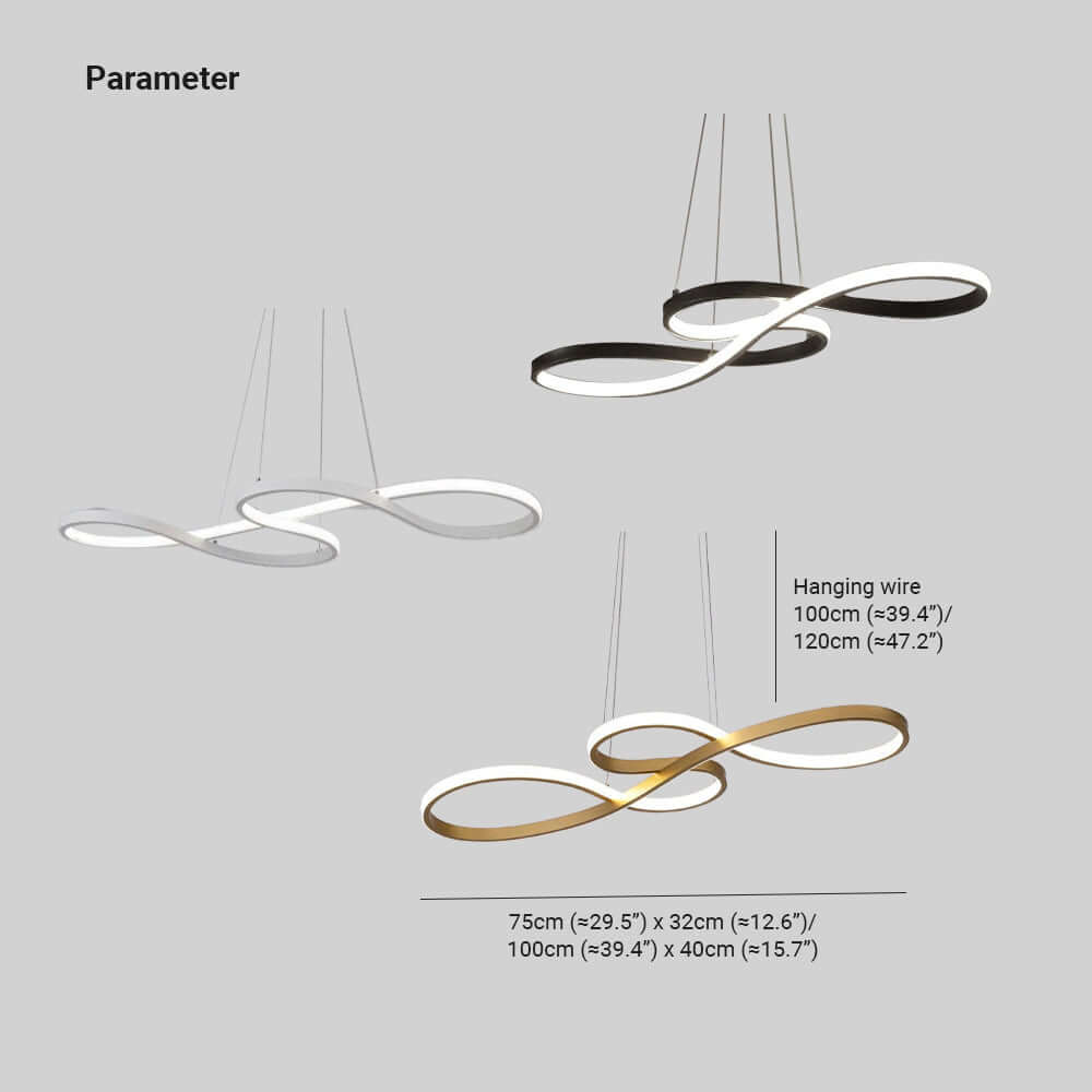 Modern Musical Note LED Pendant Lamp