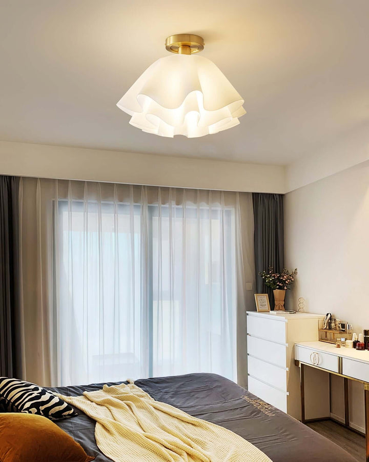 Modern Copper Ceiling Light Fixture