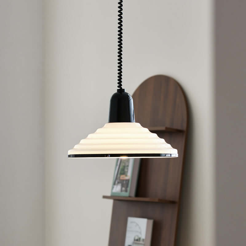 Cream Glass Pendant Lamp