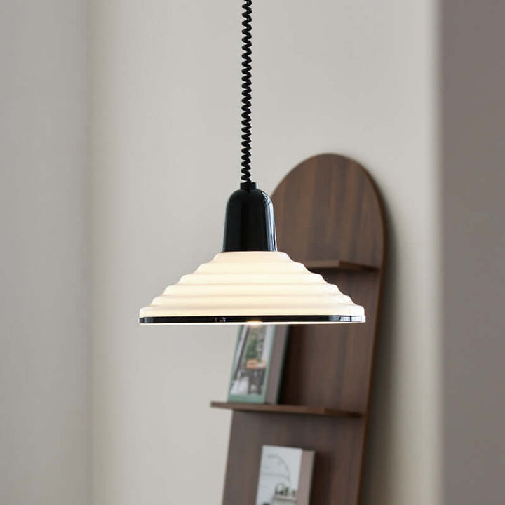 Cream Glass Pendant Lamp