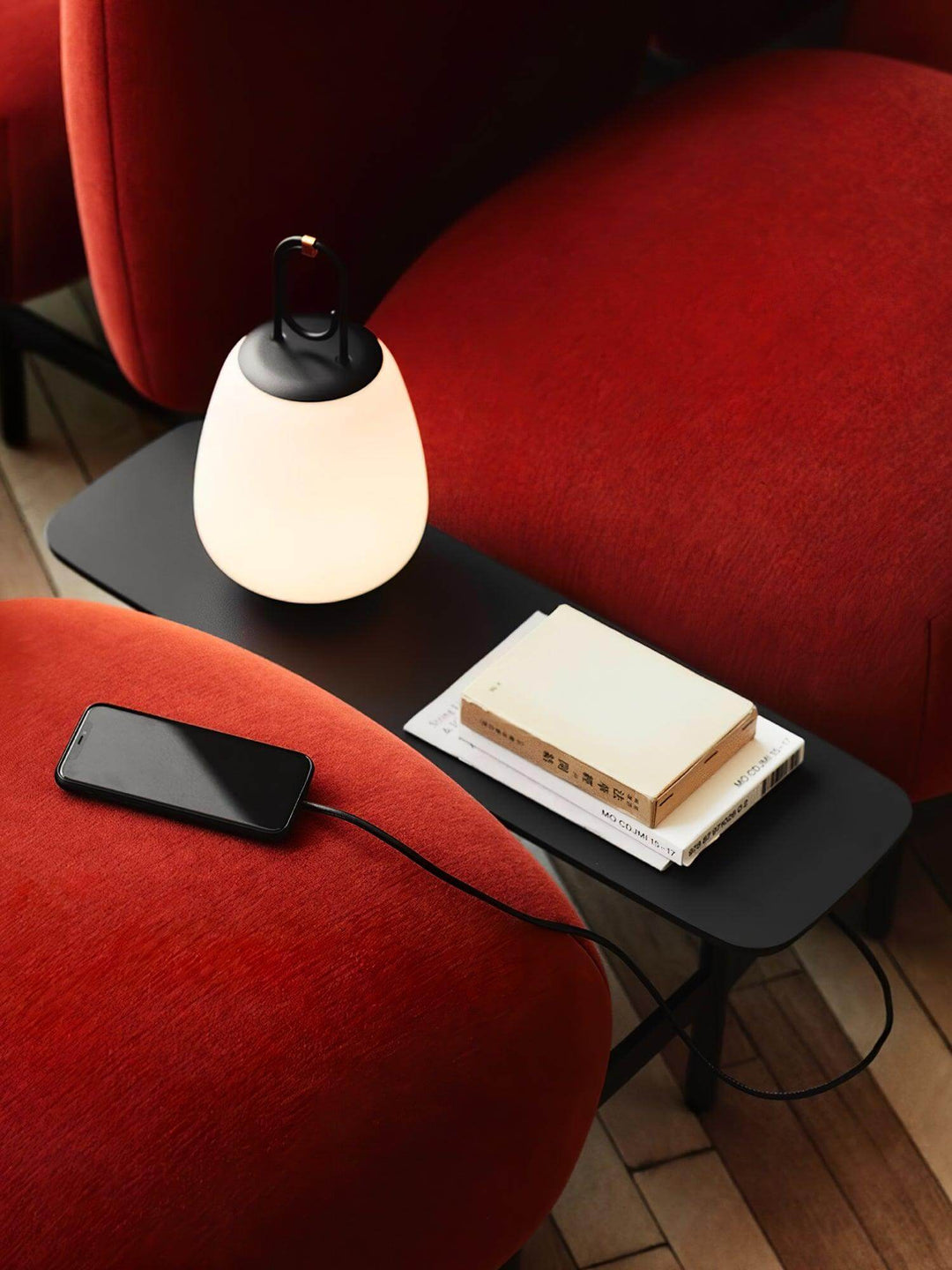 Portable LED Table Lamp with Built-in Battery