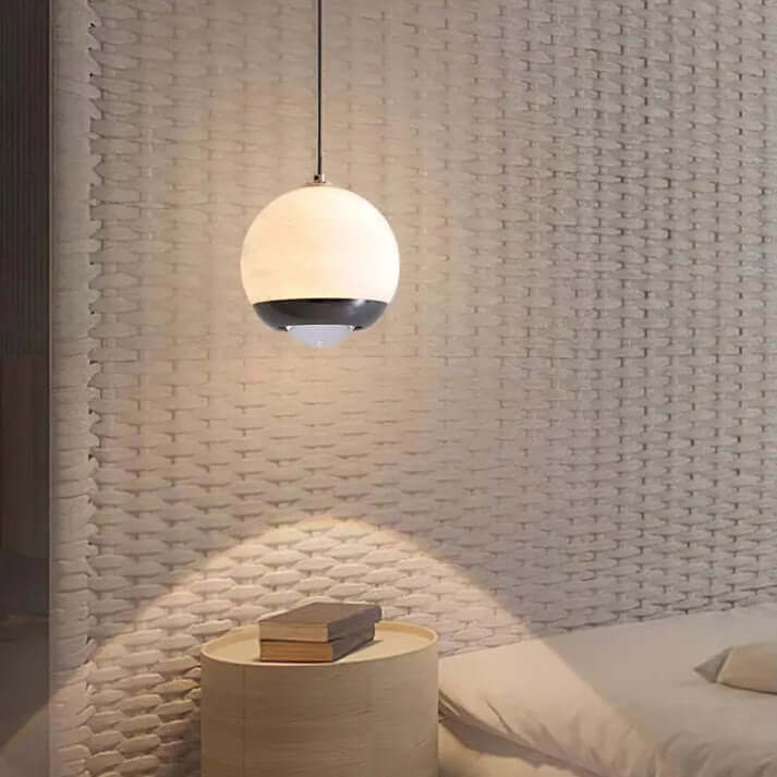 Marble Alabaster Globe Pendant Lamp