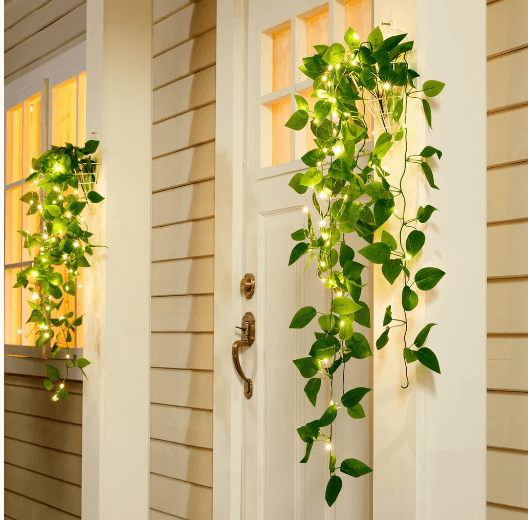 Illuminated Artificial Ivy Vine Garland Lights