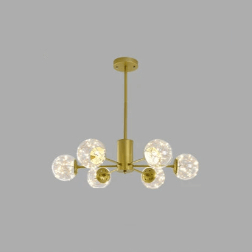 Elegant Glass Ball Chandelier