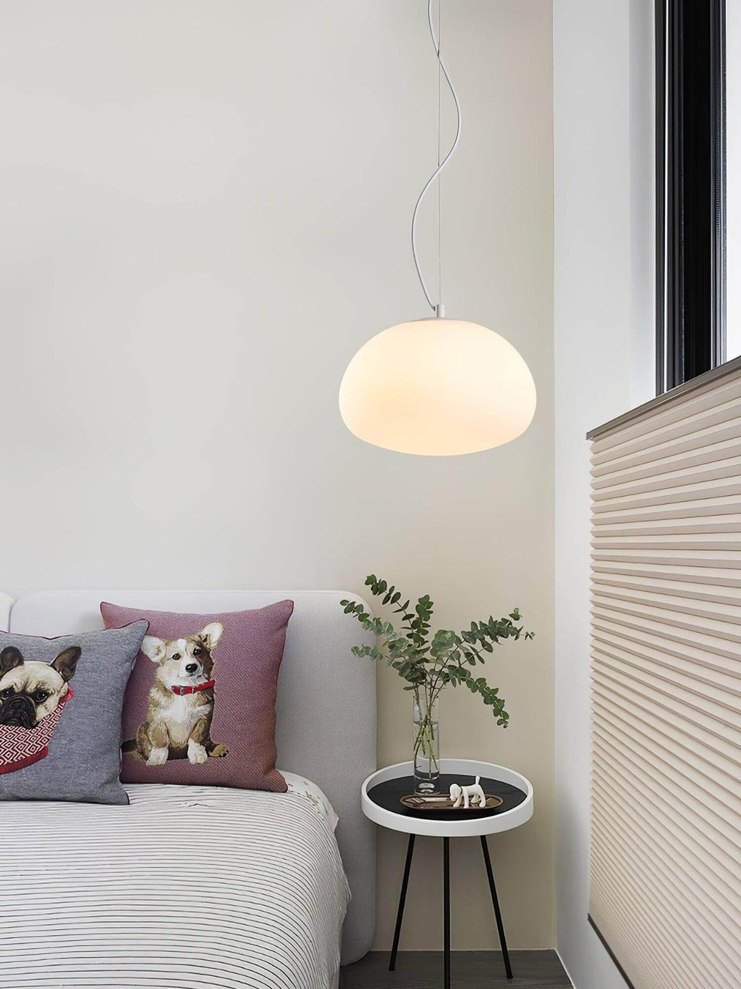 Glass Globe Pendant Light Fixture