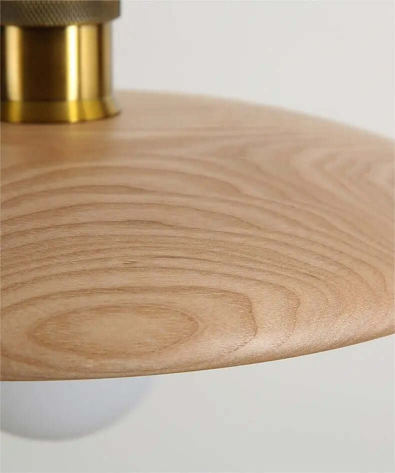 Elegant Wood Ceiling Lamp 2700K LED