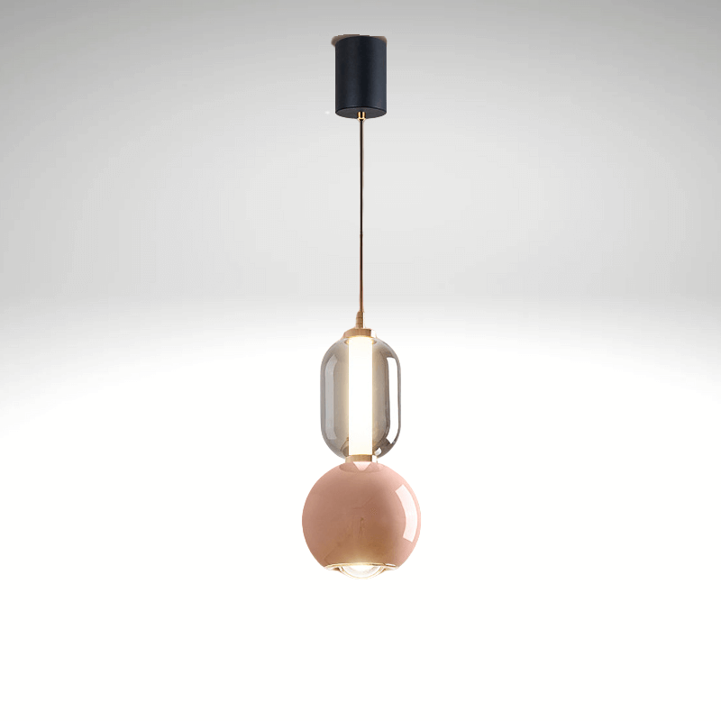 Modern Glass Pendant Light Chandelier