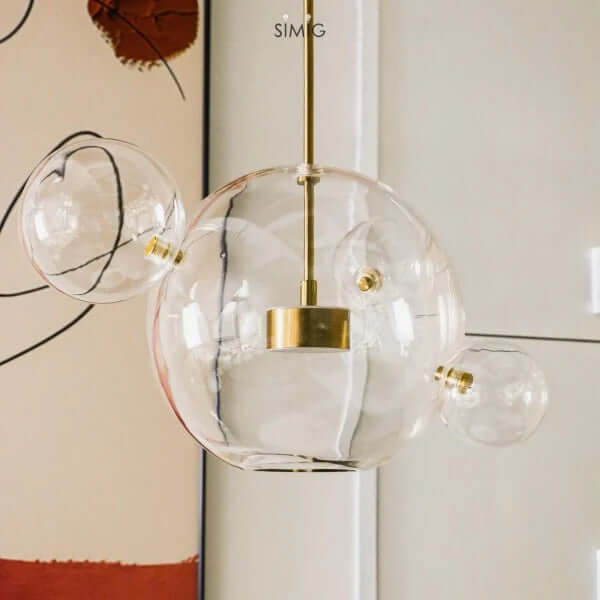 Modern Glass Sphere Pendant Light
