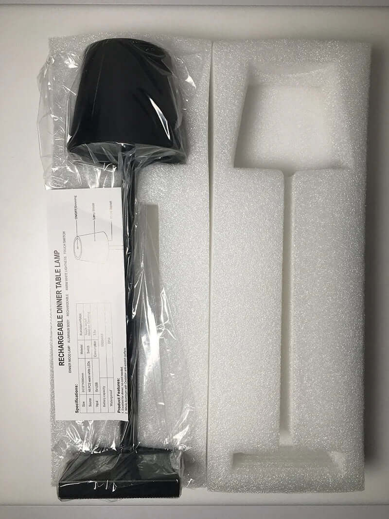 Rechargeable LED Table Lamp - Cordless & Dimmable