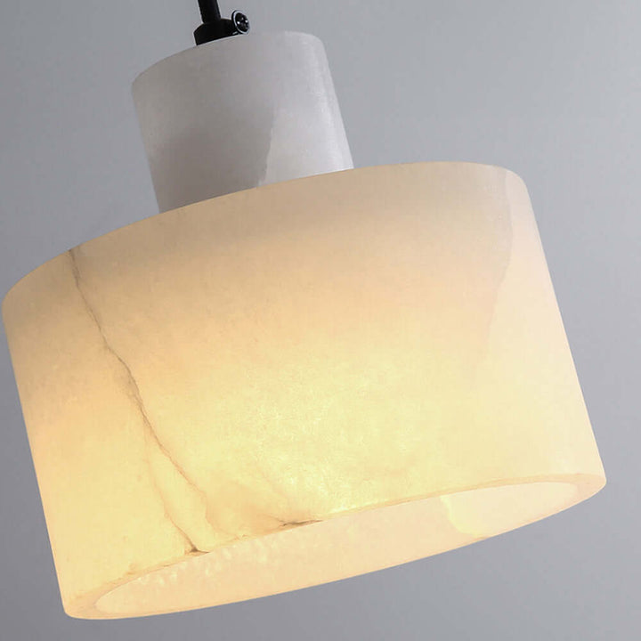 Modern White Marble Pendant Light