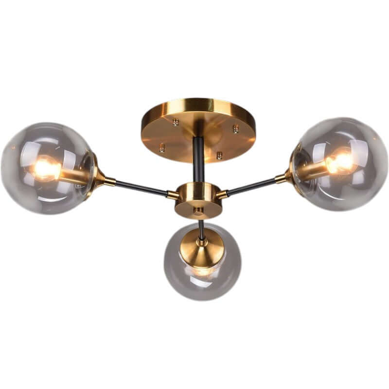 Modern Copper LED Chandelier