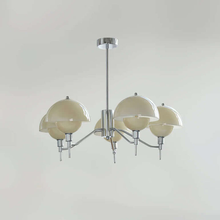 Elegant Cream Bubble Chandelier
