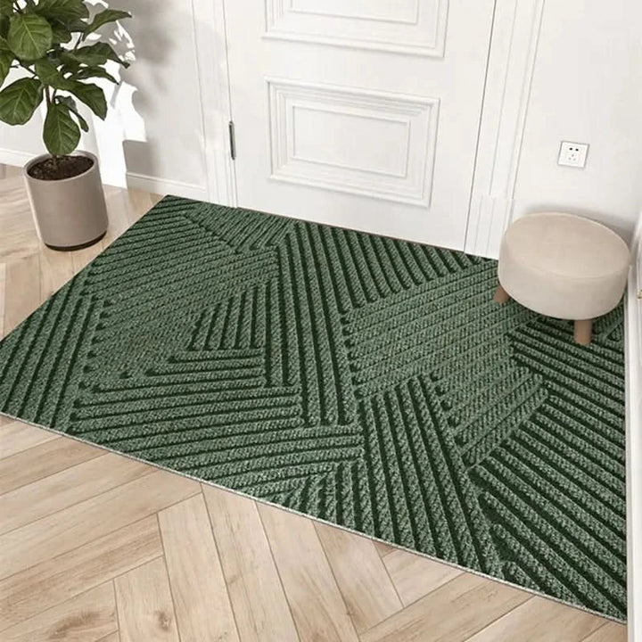 Durable non-slip indoor doormat, polypropylene dirt trap mat. Eco-friendly entrance solution for homes.