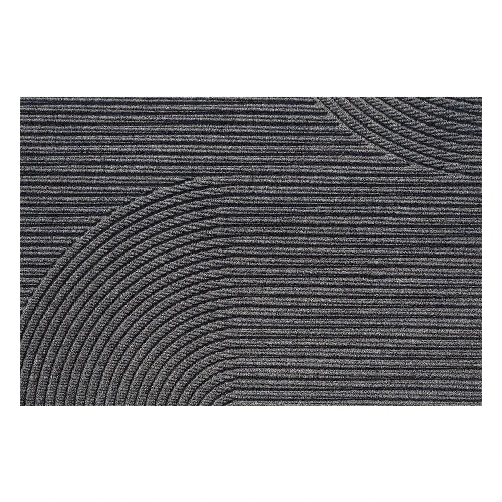 Non-slip eco-friendly indoor doormat, durable polypropylene dirt trap for entrance. Weather resistant.
