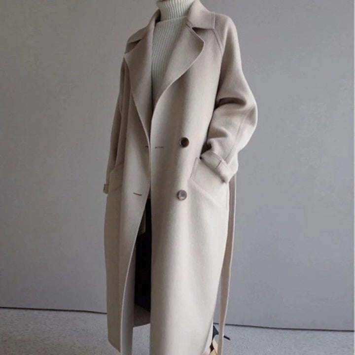 Long Double-Breasted Coat