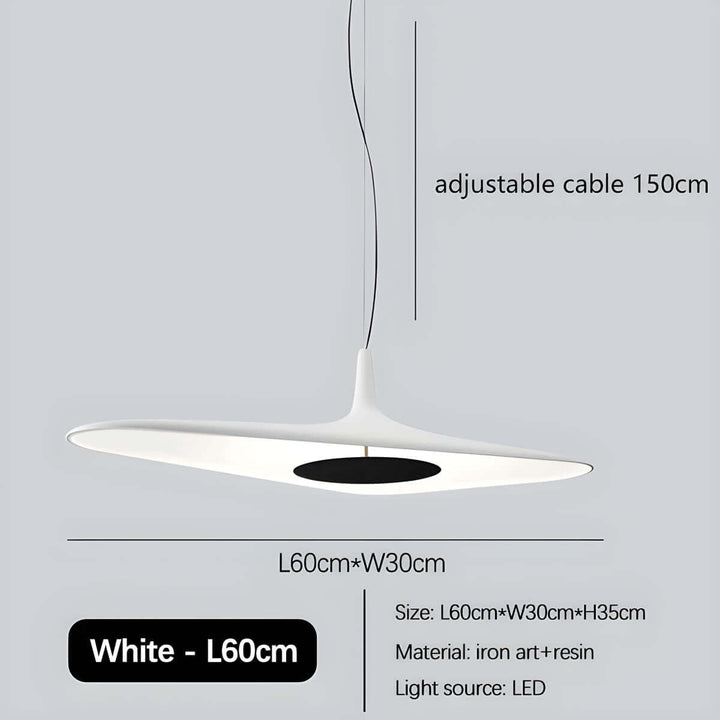 Modern Resin Pendant Light with LED 60cm/80cm