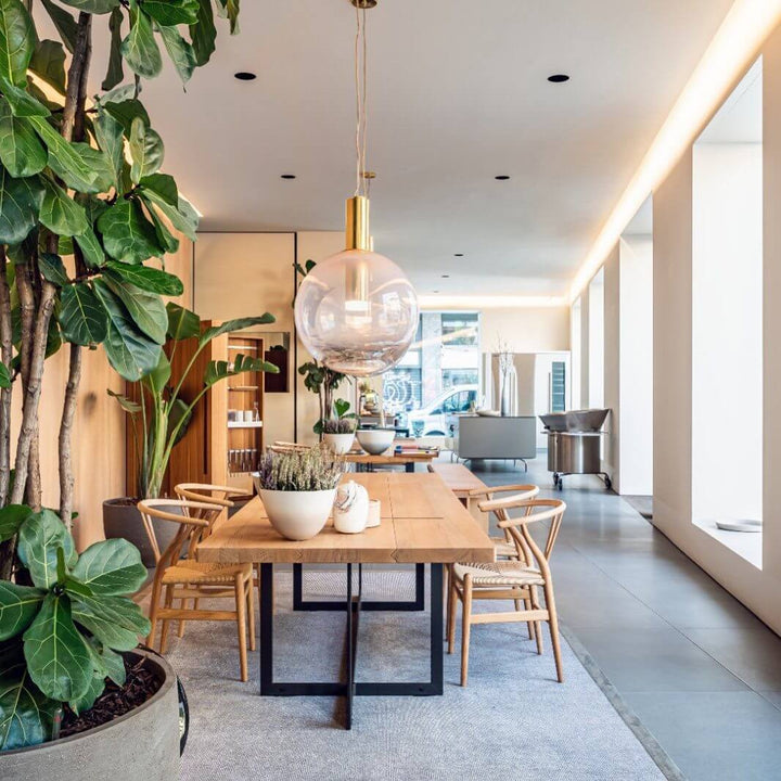 Modern Glass Pendant Lamp for Ambient Lighting