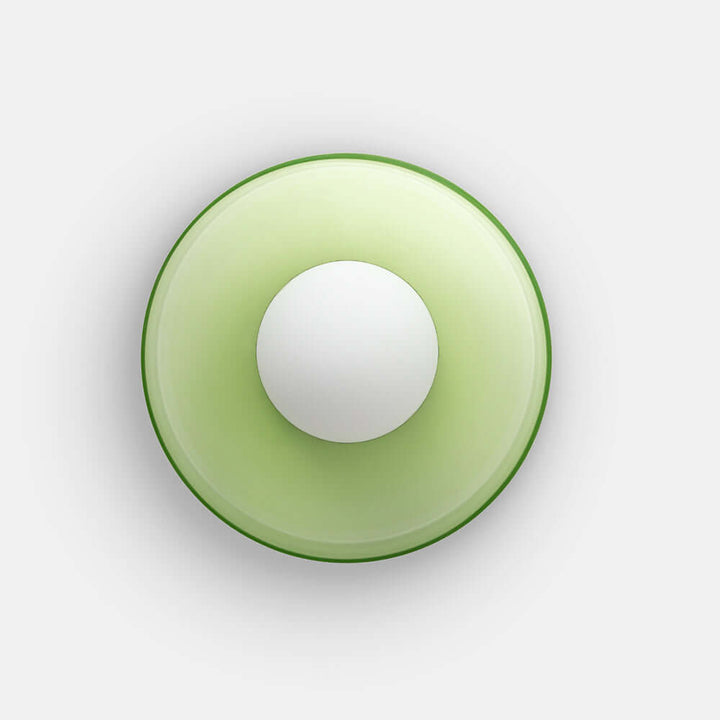 Modern Round Glass Ceiling Light Fixture