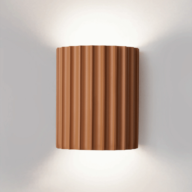 Modern Semi-Circular Resin Wall Sconce