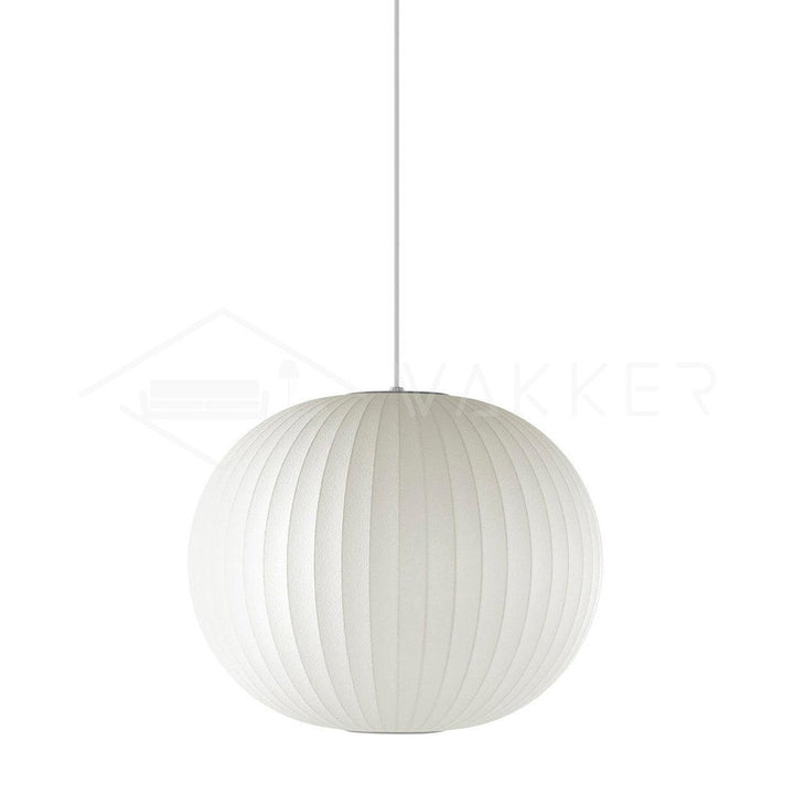 Nordic Style Pendant Lamp with Semi-Wood Finish